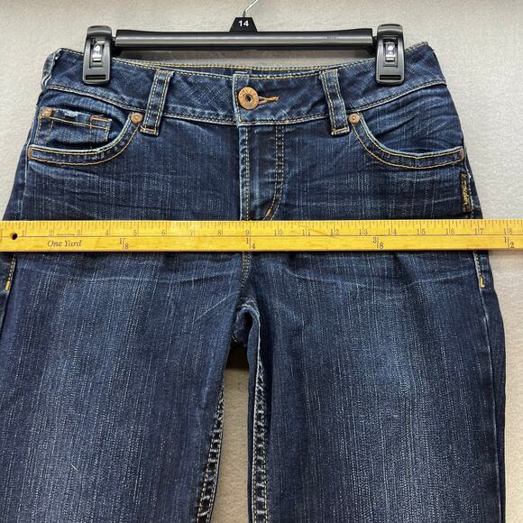 Silver Jean Co. Jeans Women's 27x32 (4) Dark Blue Suki Bootcut Flare Preppy - Picture 12 of 15